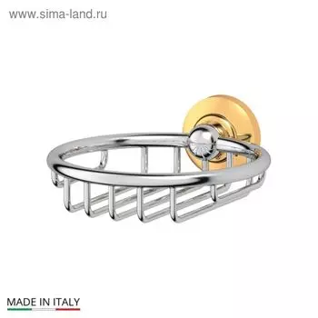 Мыльница-решетка, хром, золото, 3SC