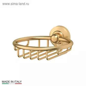 Мыльница-решетка, матовое золото, 3SC