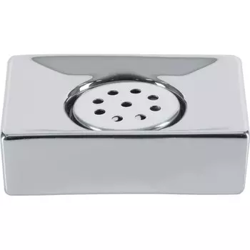 Мыльница Spirella Quadro, цвет серебряный