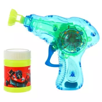 Мыльные пузыри "Пистолет световой", 50 мл, Трансформеры