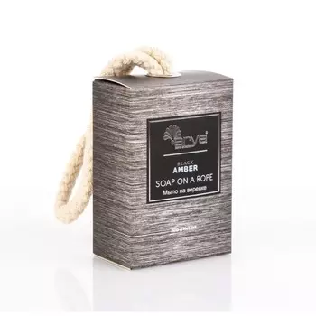 Мыло Arya Home Black Amber, с мужским ароматом, цвет белый, 200 г