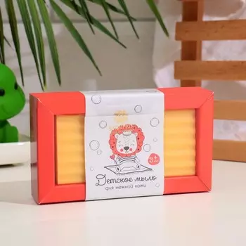 Мыло детское "Бизорюк" для нежной кожи с отваром ромашки, 100 г