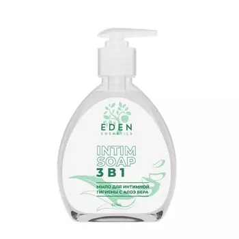 Мыло для интимной гигиены 3 в 1 EDEN с алоэ вера, 320 мл