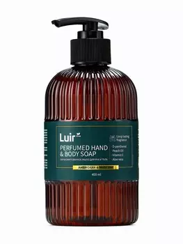 Мыло для рук и тела Luir парфюмированное ambroxan-muscone, 400 мл
