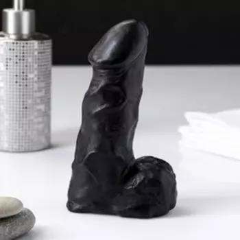 Мыло фигурное "Фаворит" черный 15см