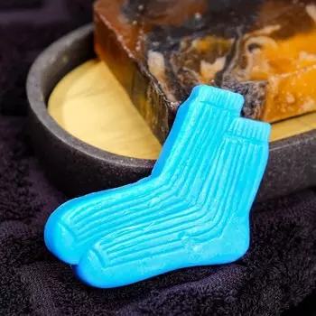 Фигурное мыло "Носки" МИКС 25г
