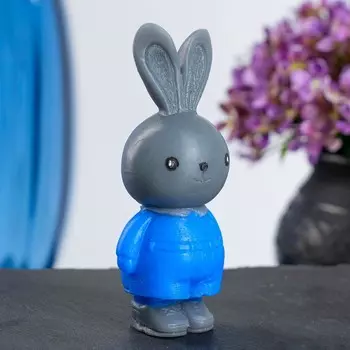 Фигурное мыло "Зайка гимназист" 4х4х7см