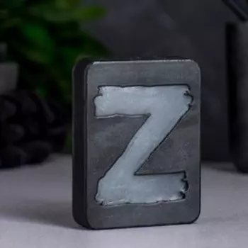 Фигурное мыло "Знак Z" светящийся, 90гр