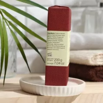 Мыло FLORINDA Fabric red, 200 г