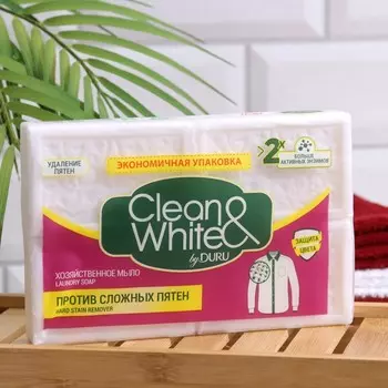 Мыло хозяйственное DURU CLEAN&amp;WHITE Пр.пят.,