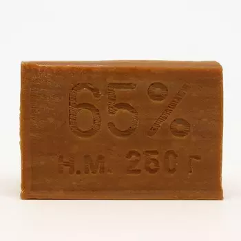 Мыло хозяйственное твердое 65%, без упаковки, 250 г