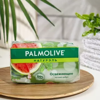 Мыло PALMOLIVE "Натурэль", "Освежающее", "Летний Арбуз", 90 г