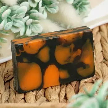 Мыло НАТУРАЛЬНОЕ ручной работы "Апельсин и корица" 80 г Добропаровъ