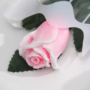 Мыло ручной работы "Роза на ножке", микс