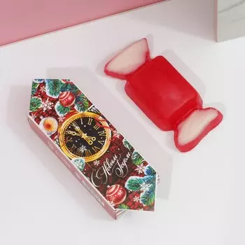 Фигурное мыло ручной работы в форме конфеты 60 г, аромат фруктовый