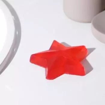 Фигурное мыло ручной работы в форме звезды "Настоящему мужчине", 50 г, аромат мужской парфюм