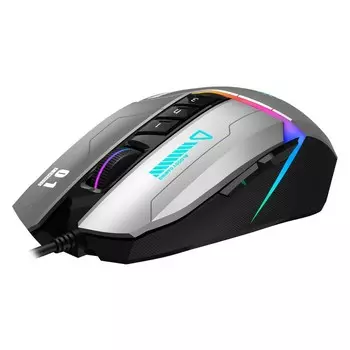 Мышь A4Tech Bloody W60 Max Gun, игровая. проводная, оптич,10000 dpi, USB, подсветка, чёрная 916627