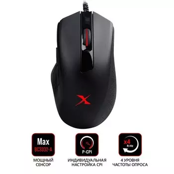 Мышь A4Tech Bloody X5 Max черный оптическая (10000dpi) USB (9but)