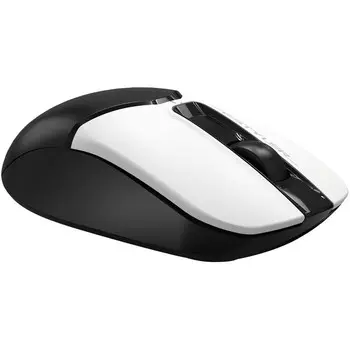 Мышь A4Tech Fstyler FB12S черный/белый оптическая (1200dpi) silent беспроводная BT/Radio US 102939