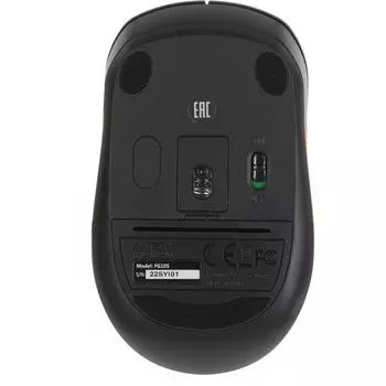 Мышь A4Tech Fstyler FG10S черный/оранжевый оптическая (2000dpi) silent беспроводная USB для 102944