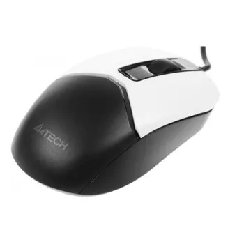 Мышь A4Tech Fstyler FM12 Panda белый/черный оптическая (1200dpi) USB (3but)