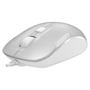 Мышь A4Tech Fstyler FM26S серебристый/белый оптическая (2000dpi) silent USB для ноутбука (4 103385