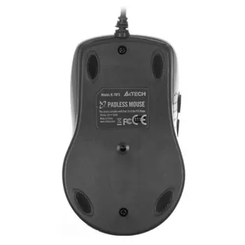 Мышь A4Tech V-Track Padless N-70FX черный оптическая (1600dpi) USB для ноутбука (7but)