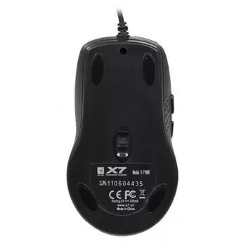 Мышь A4Tech X-718BK черный оптическая (3000dpi) USB (6but)
