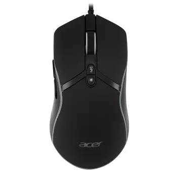 Мышь Acer OMW144 черный оптическая (3200dpi) USB (7but)