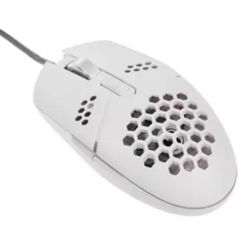 Мышь G25 MB-1.3, игровая, оптическая, с вентилятором, 2400 dpi, подсветка, 1.5 м, USB, белая