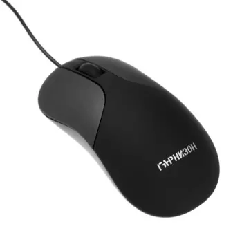 Мышь Гарнизон GM-215, проводная, оптическая, 1000 dpi, USB, черная