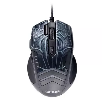 Мышь GMNG XM007 черный/серый оптическая (10000dpi) USB для ноутбука (7but)