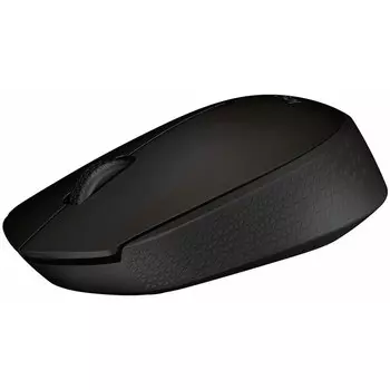 Мышь Logitech B170 черный оптическая (1000dpi) беспроводная USB для ноутбука (2but)