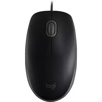 Мышь Logitech M110 черный/серый оптическая (1000dpi) USB (2but)