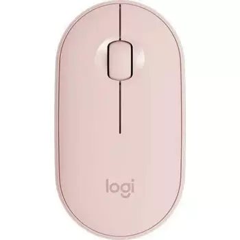 Мышь LOGITECH Pebble M350, беспроводная, оптическая, 1000 dpi, розовая