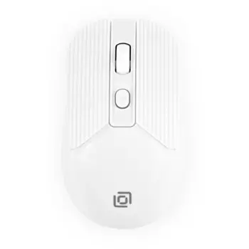 Мышь Оклик 509MW white белый оптическая (1600dpi) беспроводная USB (4but)
