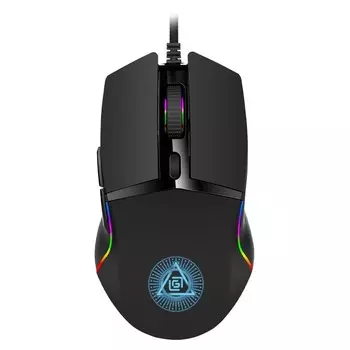 Мышь Оклик 717G PROPHECY черный оптическая (8000dpi) USB для ноутбука (6but)