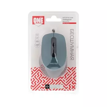 Мышь Smartbuy ONE 265-B, игровая, проводная, оптическая, беззвучная, 2400 dpi, USB, синяя