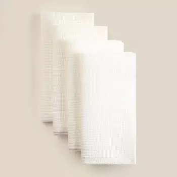 Набор салфеток SL HOME Facile, 4040 см - 4 шт., лён 100%, плотность 210 г/м