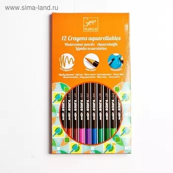 Набор акварельных карандашей, 12 шт