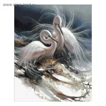 Набор алмазной вышивки «Цапли»