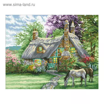 Набор алмазной мозаики «Дворик»