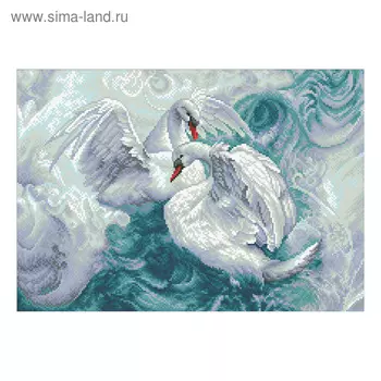 Набор алмазной мозаики «Лебеди»
