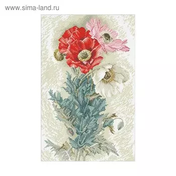 Набор алмазной вышивки «Садовые маки»
