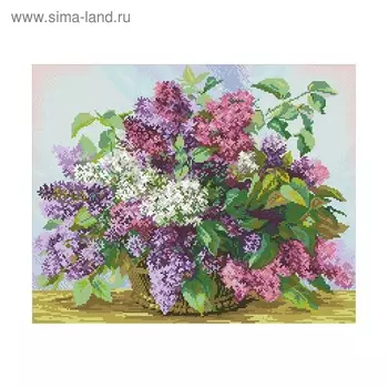 Набор алмазной мозаики «Сирень»