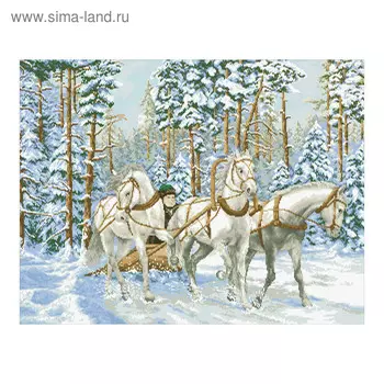 Набор алмазной вышивки «Тройка»