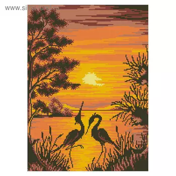 Набор алмазной вышивки «Закат»
