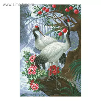 Набор алмазной мозаики «Журавли»