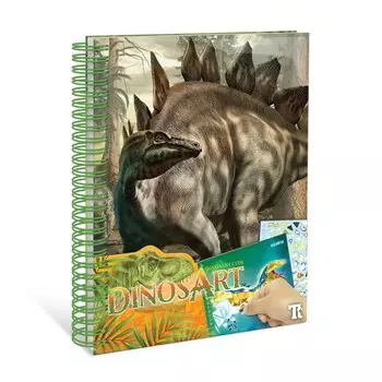 Набор аппликаций наклейками по номерам DinosArt