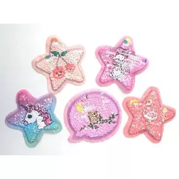 Набор аппликаций «Пайетки трансформеры», размер до 9 см, 25шт